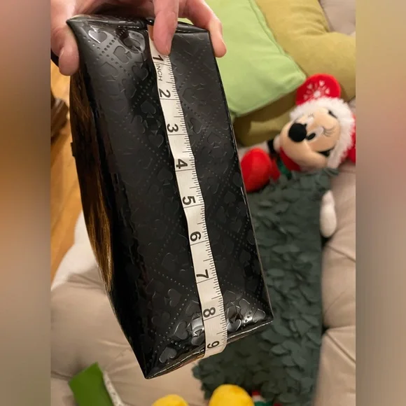 KATE SPADE NEW YORK Women's Black Patent Leather Tote Bag Org. $399 AUTH NWOT - Picture 15 of 16